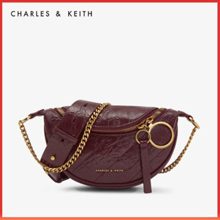 CHARLES&amp;KEITH กระเป๋าผู้หญิง CK2-80150844 ตกแต่งแหวน กระเป๋าถือ กระเป๋าสะพาย กระเป๋าเงิน