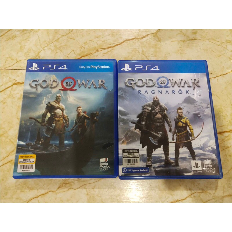 PS4 Games God of War + God of War Ragnarok มือ2 โซน3 GOW สภาพใหม่ๆ พร้อมส่ง