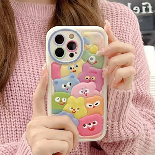 ✨สปอตสินค้า✨เคสไอโฟน 14 Pro Max 13 12 11 เคส for iPhone 11 สัตว์ประหลาดตัวน้อย น่ารัก พกง่ายๆ การป้องกันการตก Case