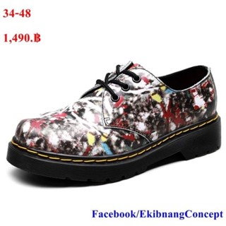 รองเท้าหนังแท้ทรง Dr.Martens สินค้าส่งออก