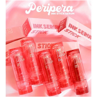 (แท้/พร้อมส่ง) Peripera Ink Stick Serum 3.5g สี#01 Fresh Pink