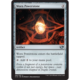 [MTG] Worn Powerstone [CMD14] [ARTIFACT] [UNCOM] [NORMAL] [JPN] (การ์ดเมจิค / Magic the Gathering)