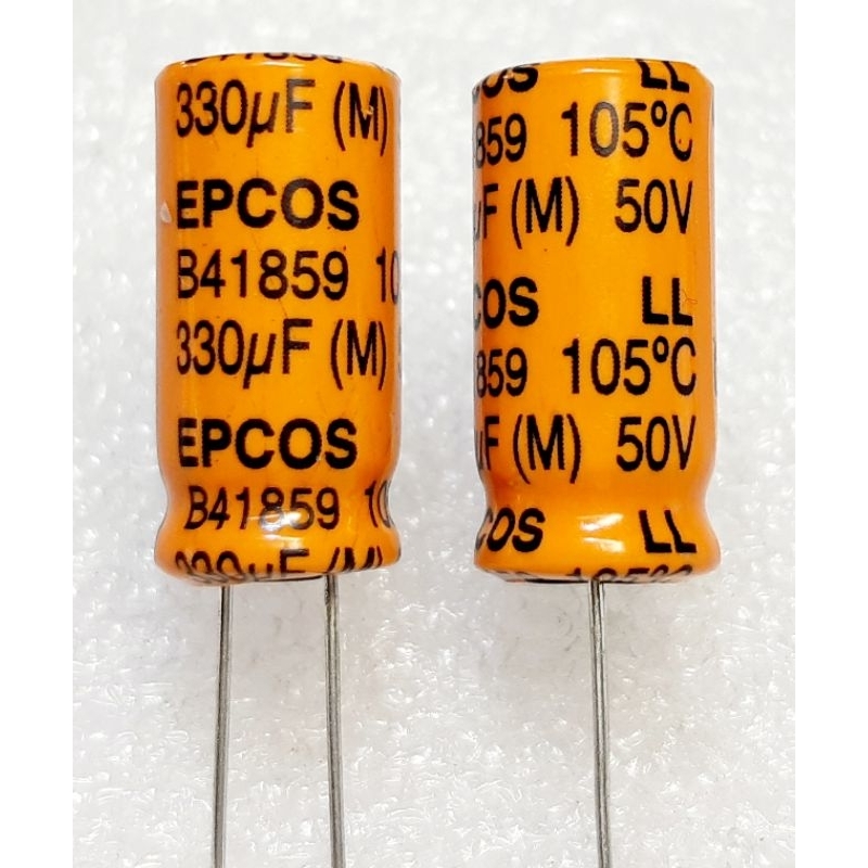 Epcos B41859  330uf 50v 105° capacitor ตัวเก็บประจุ คาปาซิเตอร์