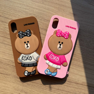 [Hummingplus Outlet]  Garmma Line Friends เคสซิลิโคน สำหรับ Iphone X/XS