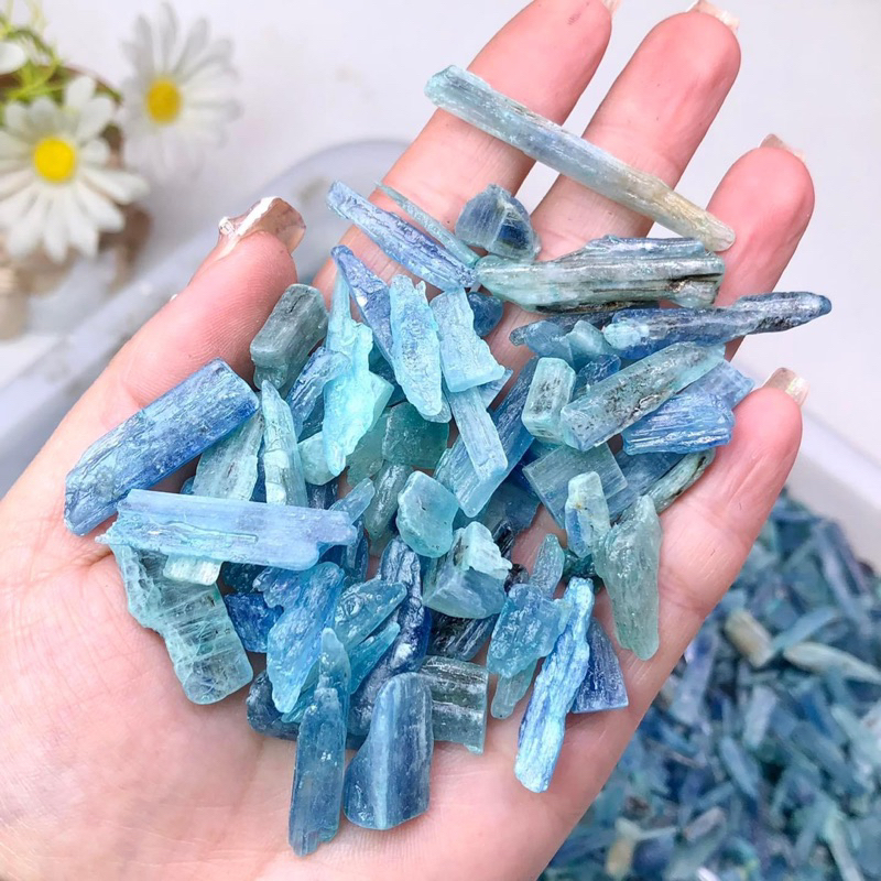 50 g Genuine Blue Kyanite Stone Rough Stone / Top High Quality Rough Stone / Raw Stone For Healing C