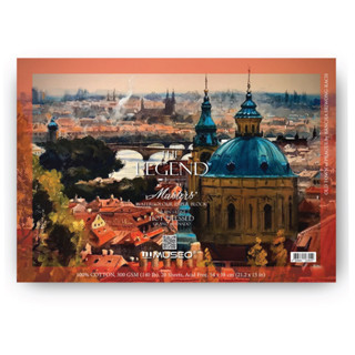 270x195mm MUSEO The LEGEND Masters Watercolor Block 300gsm 100% cotton  สมุดสีน้ำ มูซิโอ้-เดอะเลเจนด์ 300แกรม กาว4ด้าน