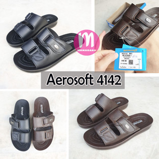 Aerosoft 4142 รองเท้าแตะผู้ชาย แอโร่ซอฟ รองเท้าสวม เพื่อสุขภาพ (AS4142)