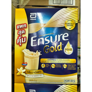 Ensure Powd Vanilla 1200กรัม (1กล่อง 400GM X 3ซอง) อาหารสูตรครบถ้วน วิตามิน เเร่ธาตุ นมผู้ป่วย แบบถุงเติม**22/07/2024