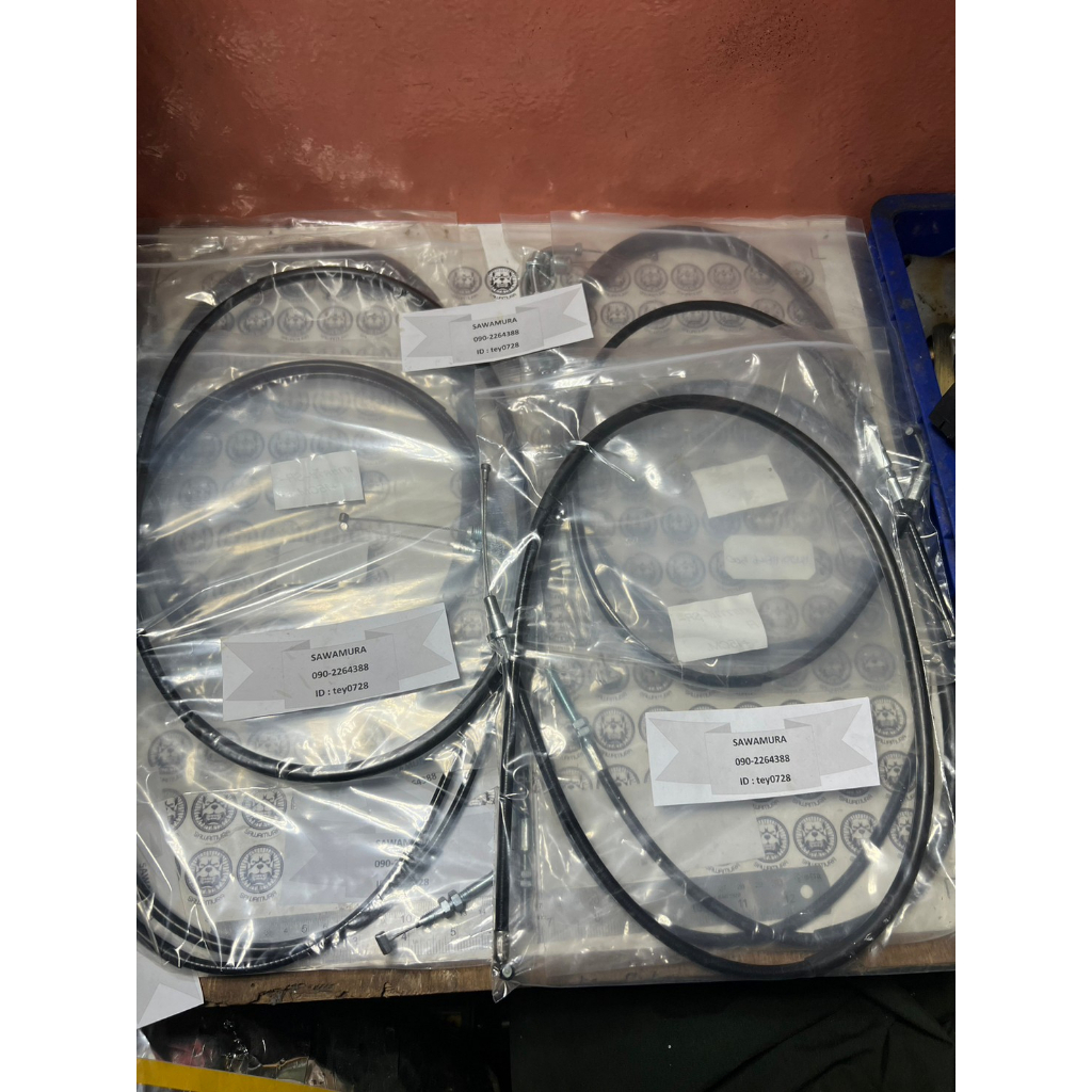 SR500 ชุดสายเร่งครัชเบรคยกวาล์วสำหรับใส่แฮนSR500