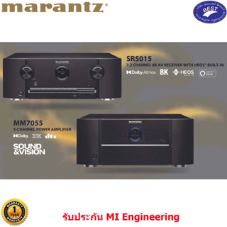 Marantz SR5015 + MM7055 5-Channel AV Power Amplifier