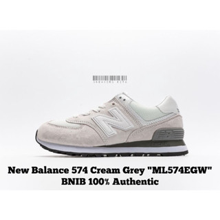 ของแท้ 100% New Balance 574 Cream Grey