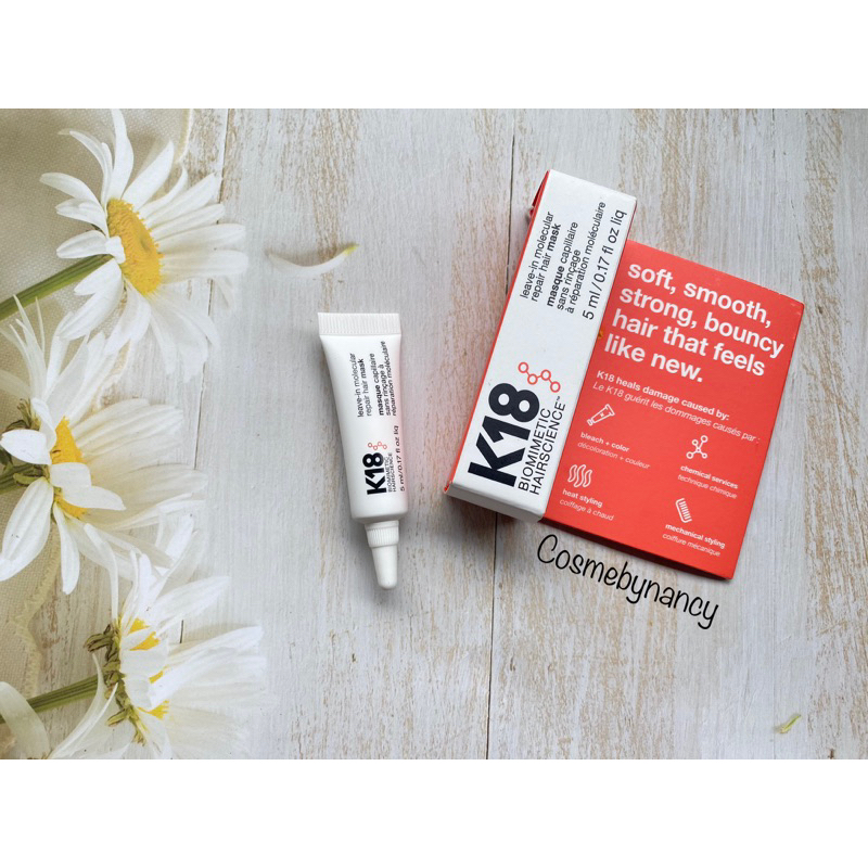 💥พร้อมส่ง💥 K18 Leave-in Molecular Repair Hair Mask 5ml แท้100%