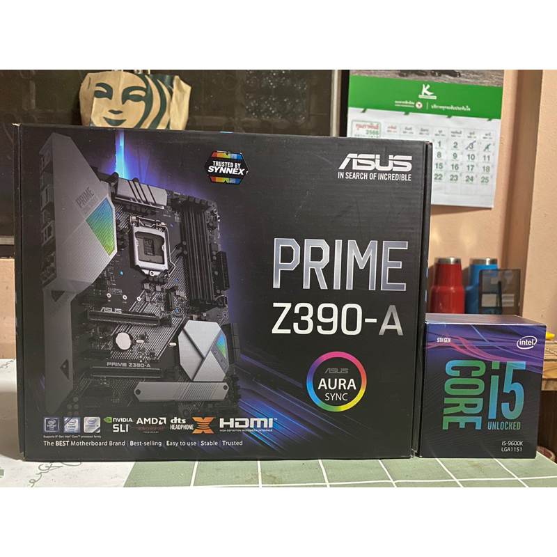 Cpu i5 9600k+ Mainboard Z390
