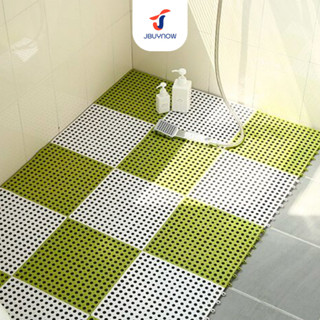 Anti-slip shower mat แผ่นรองกันลื่น ขนาด 30x30ซม. สีเขียว รุ่น ST210525-1