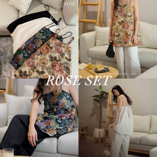 Rose set - More.ly เสื้อและกางเกง