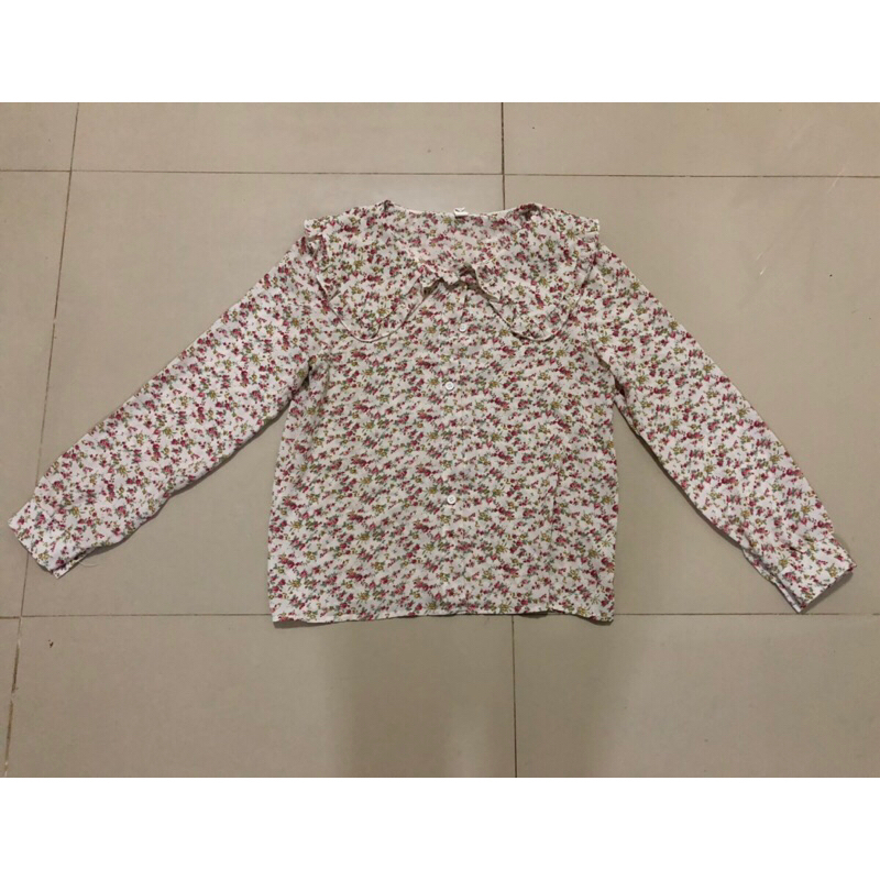 เสื้อลายดอกไม้ ป้าย MQ The best choice Size m