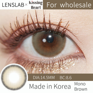 LENSLAB คอนแทคเลนส์สีน้ำตาล Color contact lenses 14.5mm (1 pair) 1YEAR