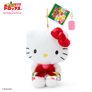 [ส่งตรงจากญี่ปุ่น] Sanrio พวงกุญแจ ลาย Hello Kitty Sakuma Drops &amp; Mascot