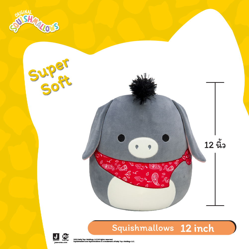 ใช้ 2 โค้ดลดเพิ่ม] Squishmallows 12 นิ้ว ตุ๊กตานุ่มนิ่ม ตุ๊กตาสกุชชี่ ลายสุด น่ารัก หลายหลายสีสัน สัมผัสเหมือนมาชเมลโล่ ขนาดใหญ่กอดแน่น | Shopee Thailand