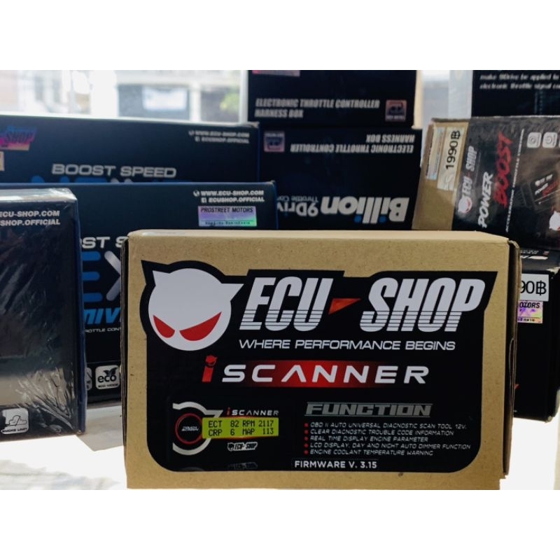 แก้รูป คันเร่งไฟฟ้า ECU -SHOP รุ่น I SCANNER เกจอัจฉริยะ OBD2 สามารถ อ่านและลบ DTC ดับไฟ Check engin