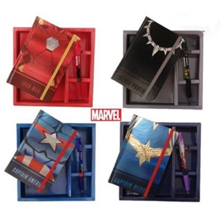 ชุดสมุดโน้ตมาร์เวลขนาดA6+ปากกา  Marvel Advenger ของแท้