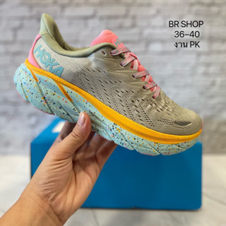 รองเท้าHoka One One Clifton 8 ไซส์.36-45 มี 5 สี ใส่สบาย ลดแรงกระแทกได้ดี รองเท้าวิ่ง รองเท้ากีฬา รองเท้าออกกำลังกาย