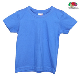 Fruit of the loom  เสื้อยืดเด็ก CLASSIC KIDS (Royal Blue)