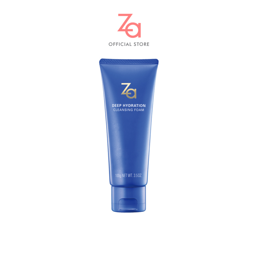 Za Deep Hydration Cleansing Foam N (100g.) โฟมล้างหน้าผิวนุ่มชุ่มชื้น สำหรับผิวแห้ง-แพ้ง่าย