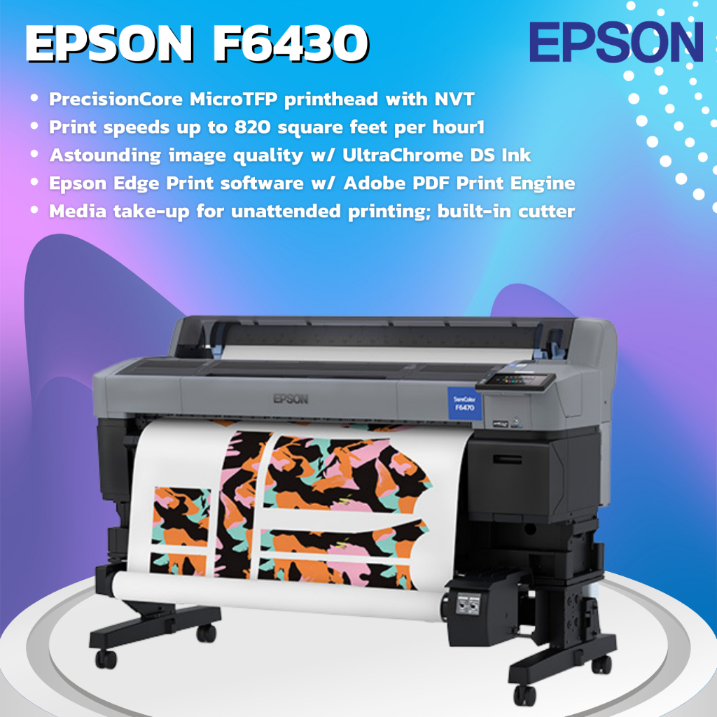 เครื่องปริ้นEPSON2023 F6430 เครื่องพิมพ์ลายรุ่นใหม่ เครื่องสกรีนเสื้อยอดฮิต (ใบจองเครื่อง)