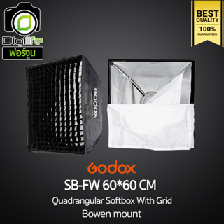 Godox Softbox SB-FW 60*60 cm. With Grid [ Bowen Mount ] วิดีโอรีวิว , Live , ถ่ายรูปติบัตร , สตูดิโอ