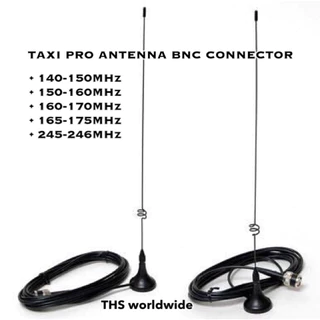 เสา Taxi Pro (BNC) เสาอากาศ มีให้เลือกหลายย่านความถี่ พร้อมแท่นแม่เหล็ก สายเล็กยาว 3 เมตร สำเร็จรูปพร้อมใช้งาน...