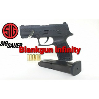 Blank ceonic sig sauer p320 ฟลูมาร์คกิ้ง 2แม๊กกาซีน แถมลูก10นัด ใช้สำหรับให้เสียงสัญญาณปล่อยตัวนักกีฬา และถ่ายทำภาพยนตร์