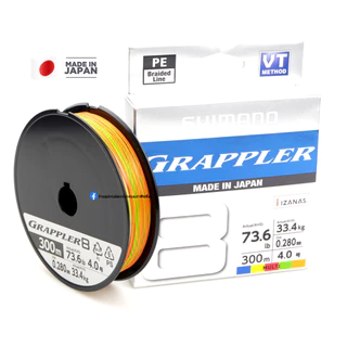 สาย PE Shimano Grappler X8 300m ของแท้ 100%