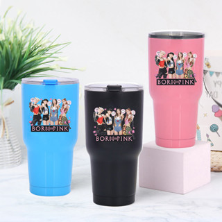 แก้วเยติ แก้วเก็บความเย็น ร้อน ถ้วย สแตนเลส 30oz(900ml) BTS STRAY KIDS BLACKPINK AESPA TREASURE GOT7 JACKSON MARK