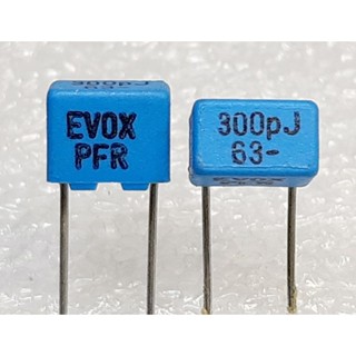 Evox Rifa PFR5 300pf 300p 301 63v  Polyester Capacitor ตัวเก็บประจุ โพลีเอสเตอร์ คาปาซิเตอร์