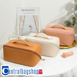 centralbagshop(C1841) กระเป๋าจัดระเบียบใส่เครื่องสำอางค์ 5ช่อง มีซิป ขนาดใหญ่