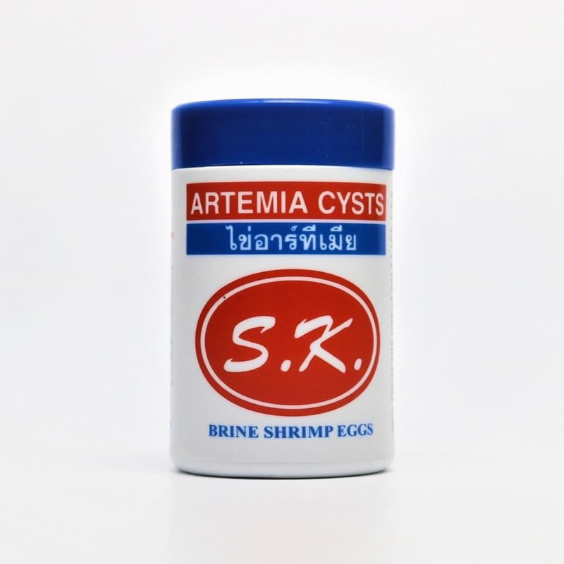 ไข่ไรทะเล สำหรับเพาะลูกไรทะเล (Artemia) 1 กระป๋อง 50 กรัม