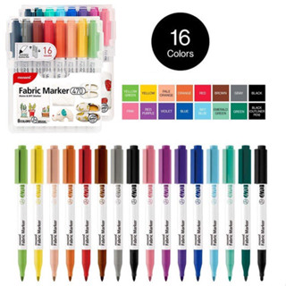 ปากกาเพ้นท์ผ้า ปากกาเขียนผ้า ชนิดติดถาวร MONAMI FABRIC MARKER 470