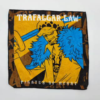 ผ้าเช็ดหน้า ทราฟาลก้า ลอว์ วันพีช Trafalgar Law - one piece ของแท้ BANDAI SPIRITS