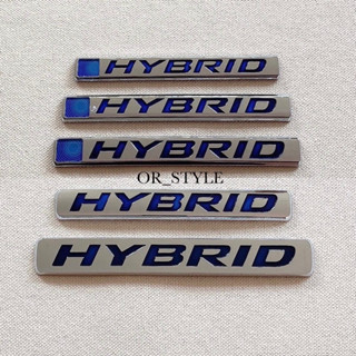 โลโก้ HYBRID HONDA สีเงิน (ราคาต่อชิ้น)