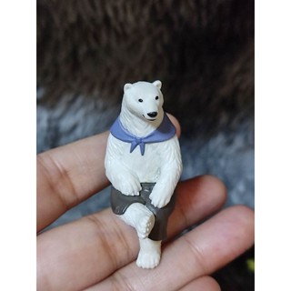 🐻‍❄️ Polar Bear 🐻‍❄️ กาชาปองน้องหมีขาว ขั้วโลก นั่งไขว้ห้าง เท่ห์ๆ กวนๆ น่ารักมากๆ 🐻‍❄️