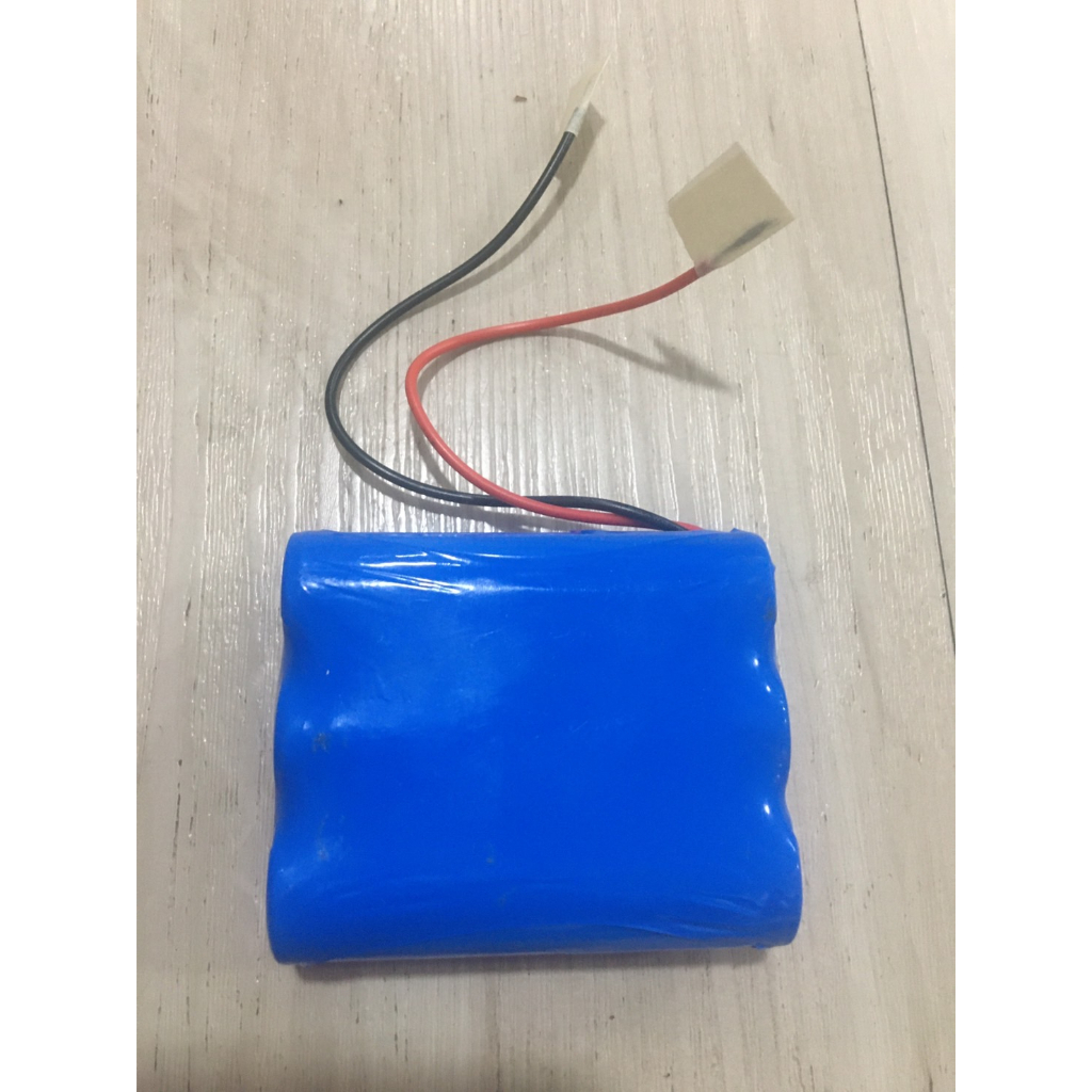 Battery pack แบตเตอรี่ 18650 แพ็ค 3 ก้อน 3.7v DC มี BMS ป้องกันสามารถ นำไปใช้เป็นอะไหล่ ไฟ solar cel