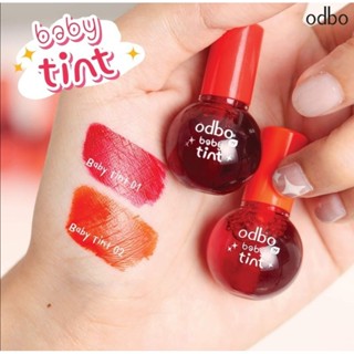 Odbo Baby TINT โอดีบีโอ ทินท์ ทินท์สีหวานสดใส สีสวย สีชัด ติดทนนาน ไอต้าวทิ้นท์ขวดจิ๋ววว แพคเกจน่ารัก พกพาง่าย