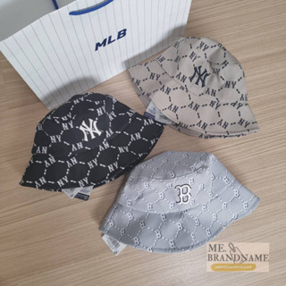 ของแท้ 💯% MLB Monogram Dia Bucket Hat หมวกปีกหลายสี