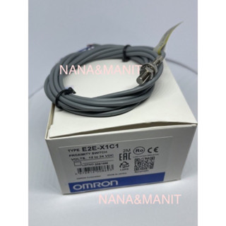 E2E-X1C1 MADE IN JAPAN ระยะจับ 1mm หัว M5  จับโลหะ 3สาย NPN NO 12-24VDC