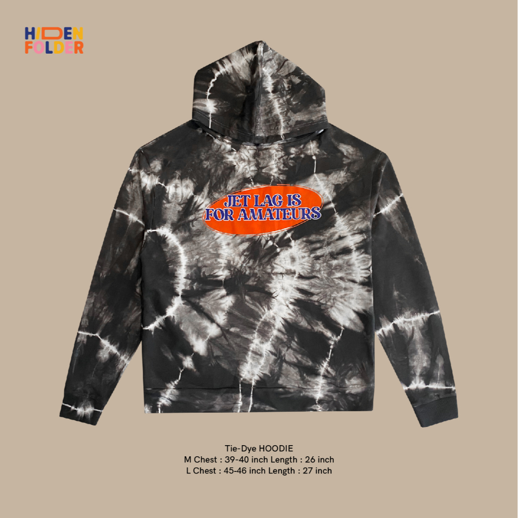 Hidden Folder (Tie-Dye HOODIE) เสื้อกันหนาว เสื้อฮู้ดมัดย้อม