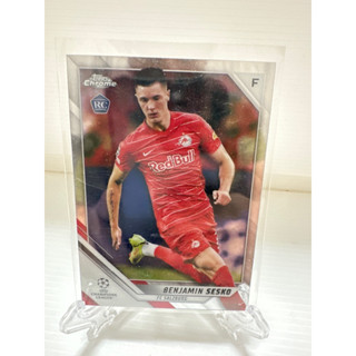 2021-22 Topps Chrome UEFA Champions League Soccer Cards Salzburg