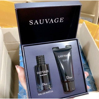 Set Mini Dior Sauvage EDP 10ml. แบบแต้ม + Shower Gel 20ml.