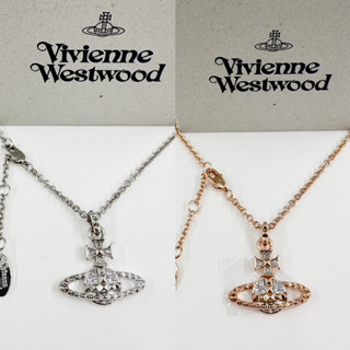 Vivienne westwood necklace mayfair สร้อยคอ สร้อย พร้อมจี้ เงิน โรสโกล ทอง ของขวัญ  น่ารักมาก วิเวียน ของแท้ ผู้หญิง