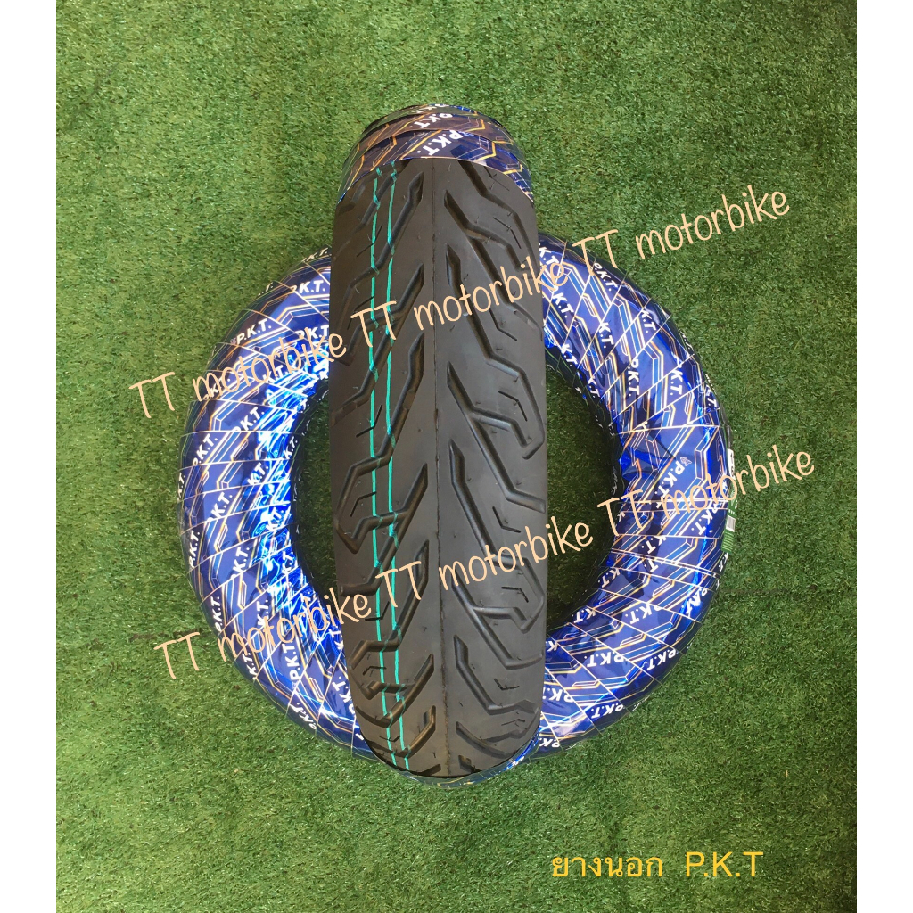 ยางนอก130/70-12 ไม่ใช้ยางใน ML172 ยี่ห้อpkt   #ยางนอกmsx   #ยางนอกksr   #130/70-12  #ยางksr